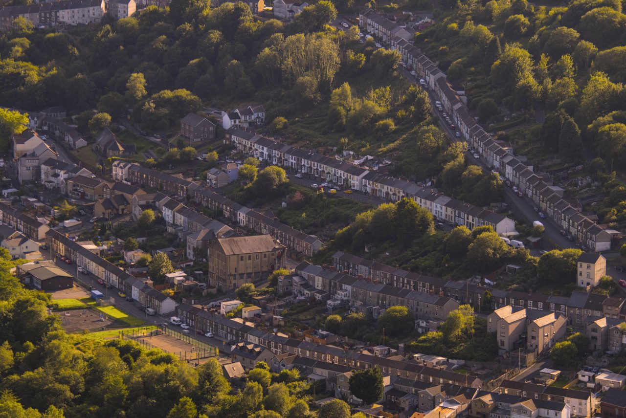 valleys terraced housing